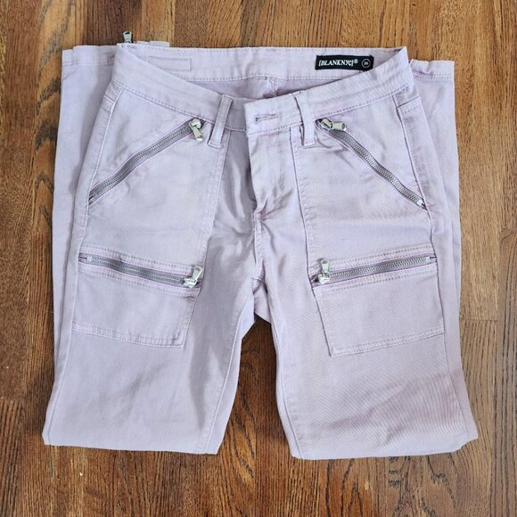 Blank NYC / Moto Utility Jeans / Lilac / Size 26 - Picture 3 of 8